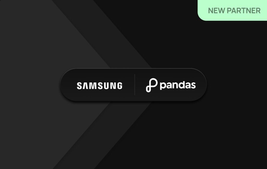 Pandas partners with Samsung
